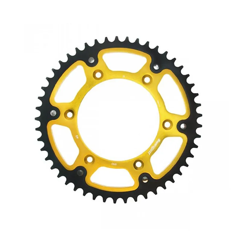 Sconto Supersprox Corona in alluminio STEALTH RST ORO Passo 520 49 denti