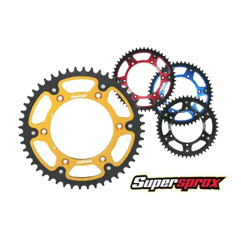 Supersprox Corona in alluminio STEALTH RST Nera Passo 525 40 denti 740 Pagamento Sicuro