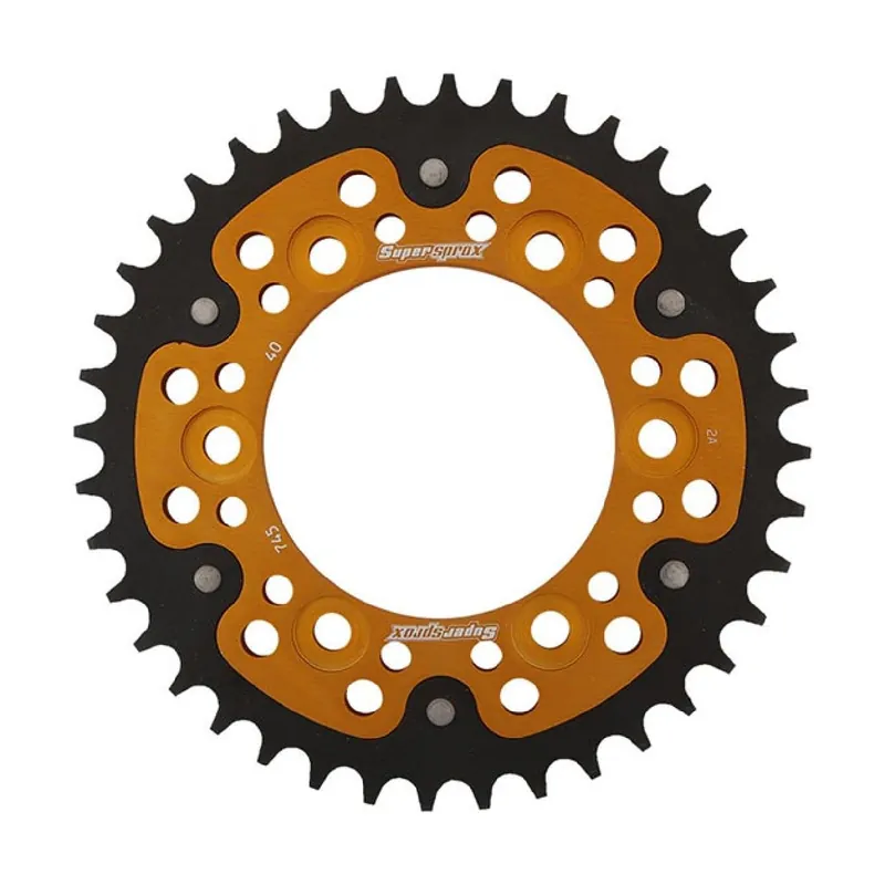 Super Prezzo Supersprox Corona in alluminio STEALTH RST ORO Passo 525 40 denti GLD