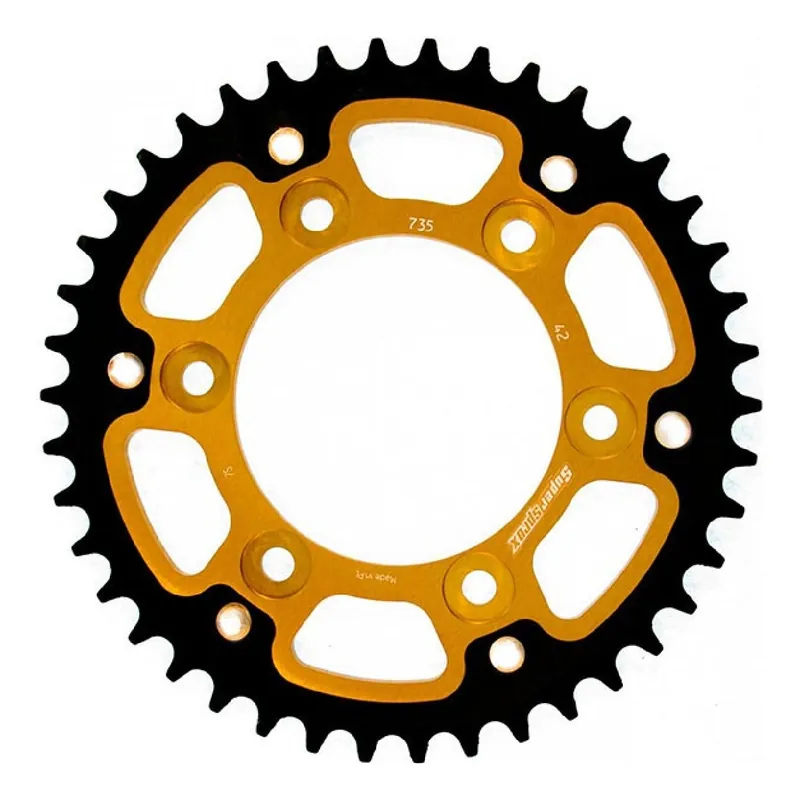 Bestseller Supersprox Corona alluminio STEALTH RST ORO 520 42 DUCATI Monster Dark 620 02/03