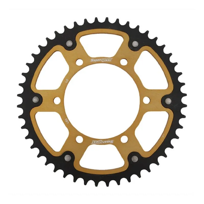 Compra Online Supersprox Corona in alluminio STEALTH RST ORO Passo 520 48 denti