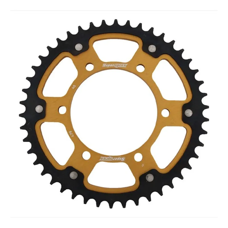 Supersprox Corona alluminio STEALTH RST ORO 530 46 FZ6 Fazer Abs S2 600 04/08 Prezzo Ridotto