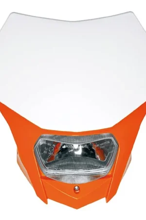 Promozione Esclusiva Circuit Equipment Mascherina Portafaro Enduro BAGUS Arancione-Bianco HL020-292